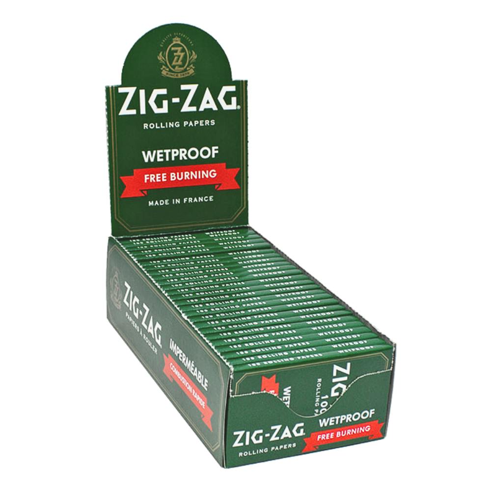 Zig Zag Green Wetproof Papers