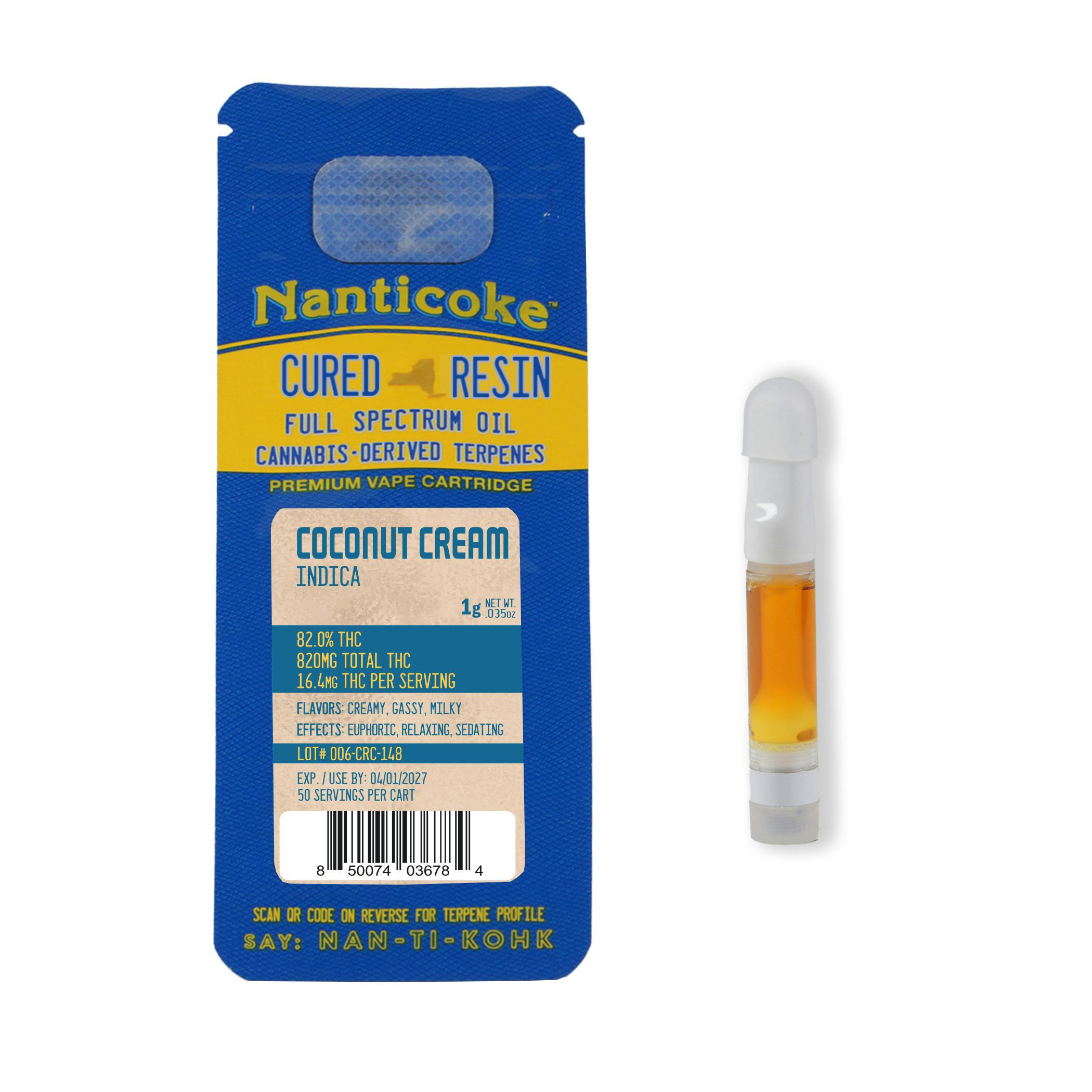 Coconut Cream | Cured Resin | Cartridge cannabis product
