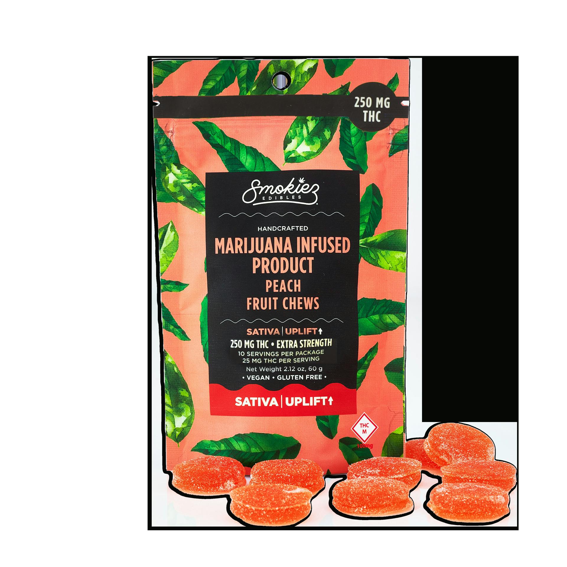 Sweet Peach Fruit Chews