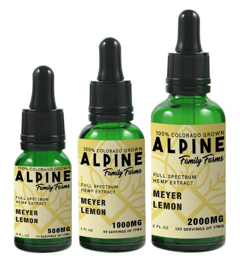 AFF - CBD Tincture - Meyer Lemon 2000mg