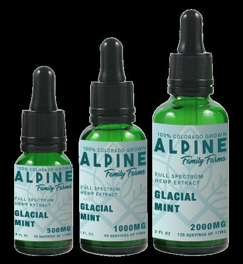 AFF - CBD Tincture - Glacial Mint 2000mg