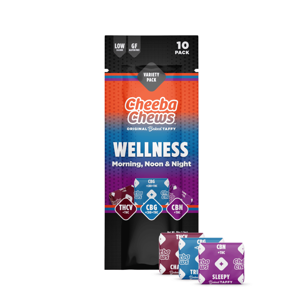 Cheeba Chews Wax Wrap | Wellness THCV CBG CBN 100mg Rec