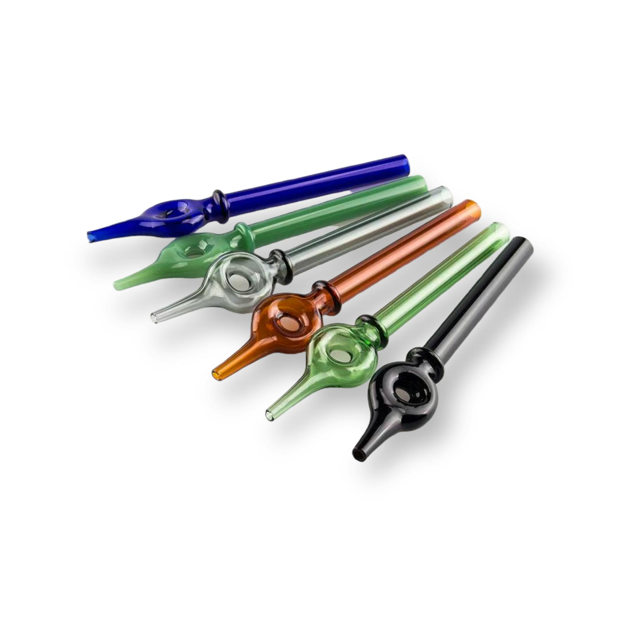Slope Glass Donut Dab Straw