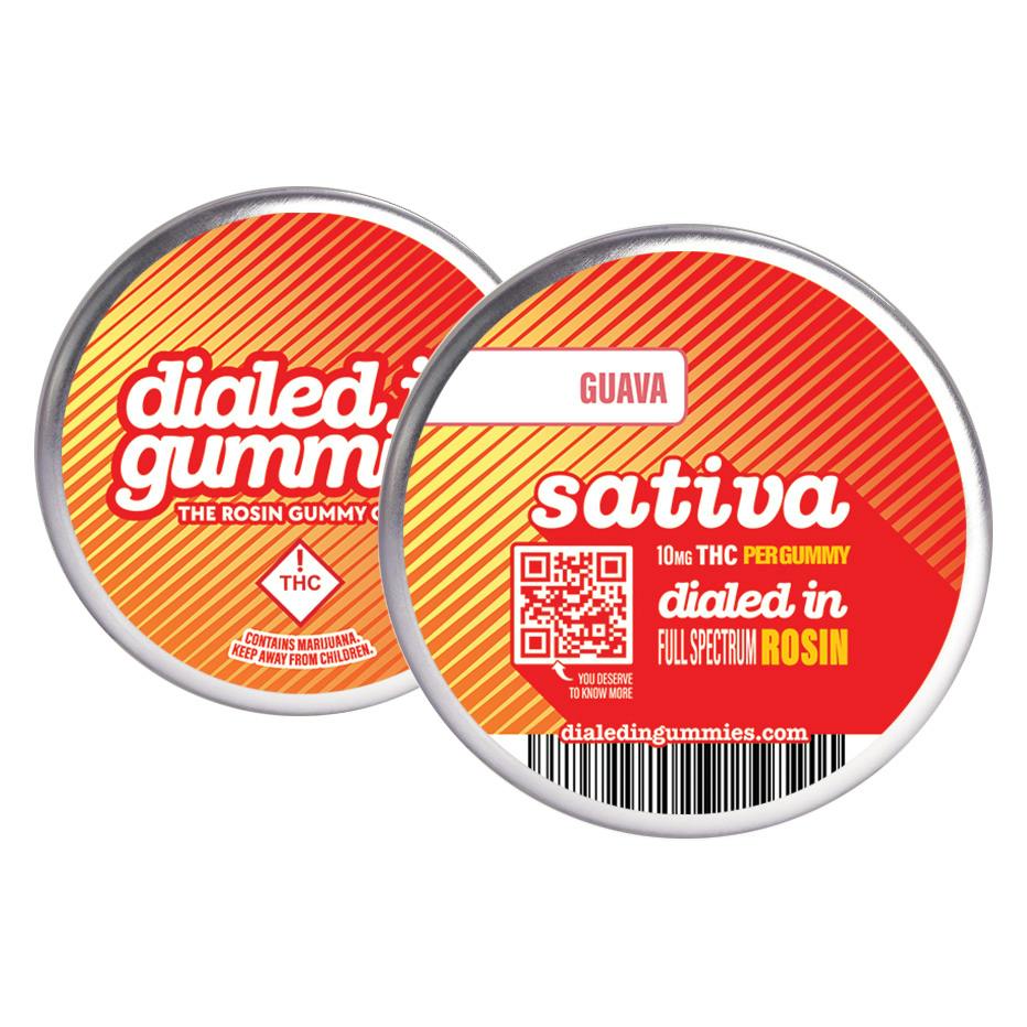 Dialed In Classic Rosin Gummies | Guava 100mg Rec