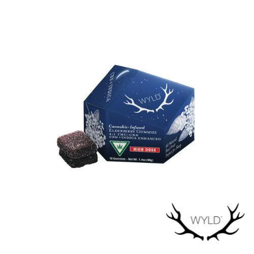 High Dose | Elderberry 4:1 CBN Indica Enhanced Gummies