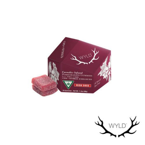 Pomegranate 1:1 CBD + Hybrid Enhanced Gummies