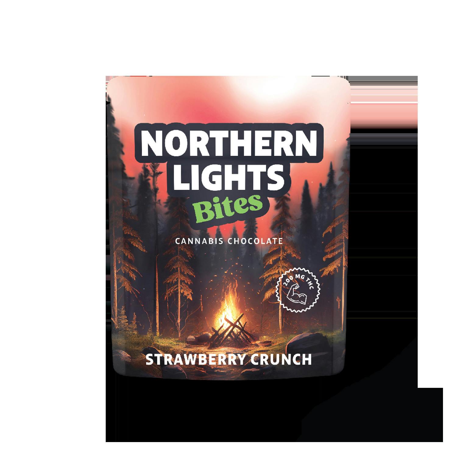 Strawberry Crunch Chocolate Bites - 4pc x 50mg - 200mg pkg