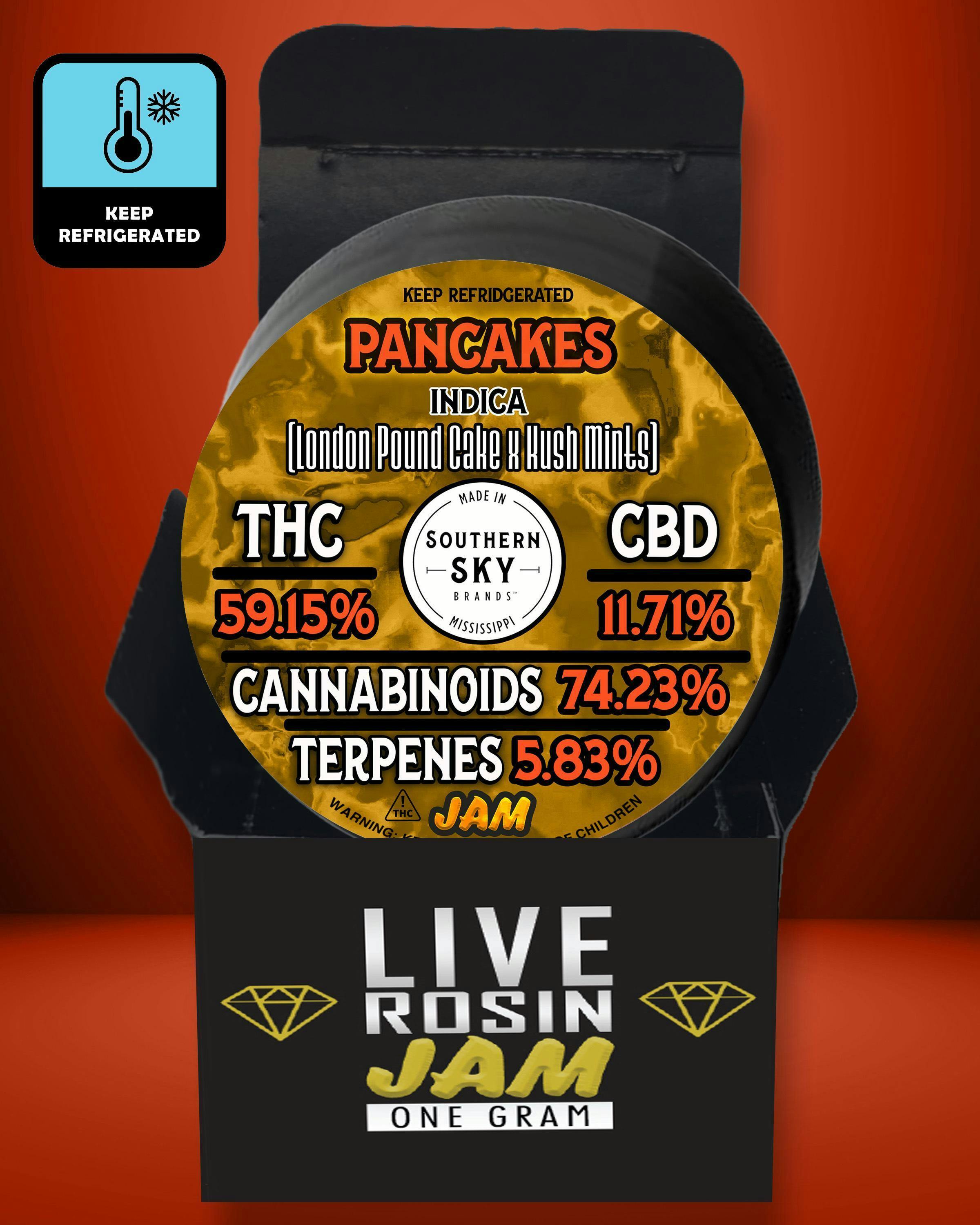 Southern Sky | 1g | Pancakes | Live Rosin Jam