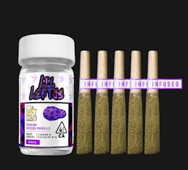 Lil Lefty's - Grape Cookies (Indica) - 5pk Infused Mini Blunts 6.5g
