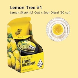 Lemon Tree - Lemon Tree (Sativa) Live Resin Diamonds 1g