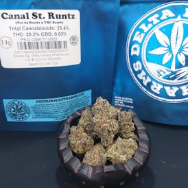 Delta Family Pharms - Canal Street Runtz (14g) - Indica Indoor Flower Smalls 14g **FAVORITE**