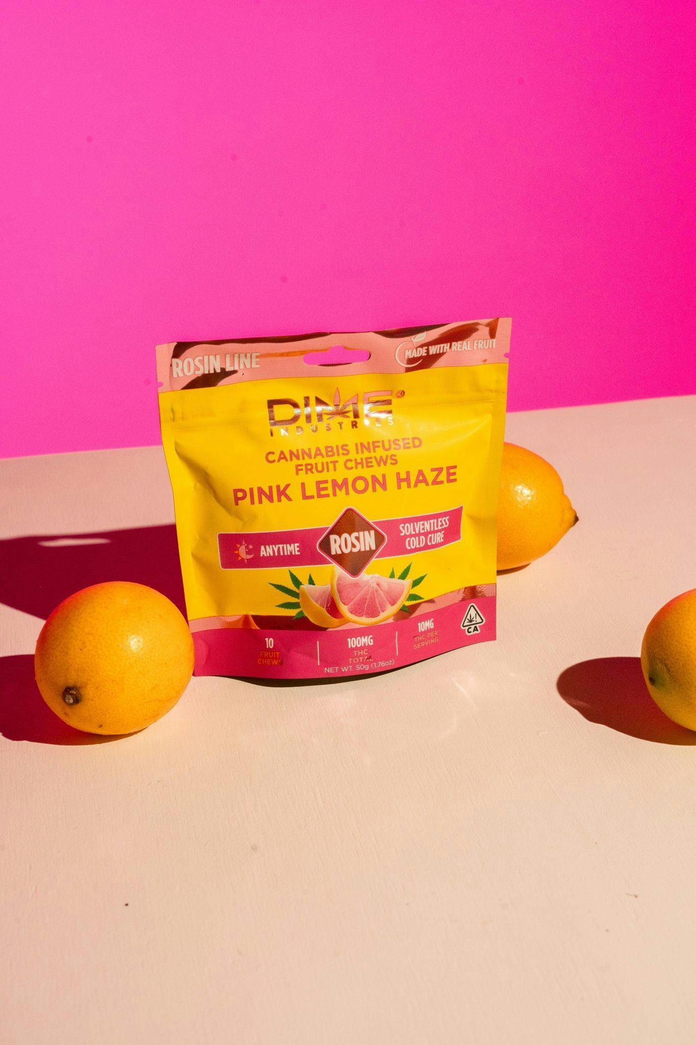 DIME 100MG ROSIN GUMMIES - PINK LEMON HAZE