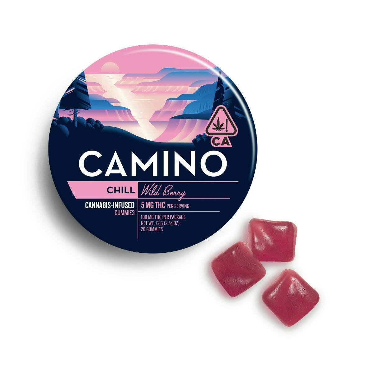 CAMINO 100MG GUMMIES - WILD BERRY