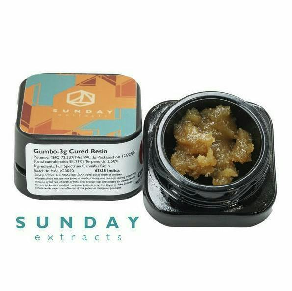 SUNDAY EXTRACTS 3G CONCENTRATE - GUMBO