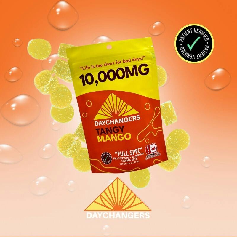 DAYCHANGERS 10,000MG GUMMIES - TANGY MANGO