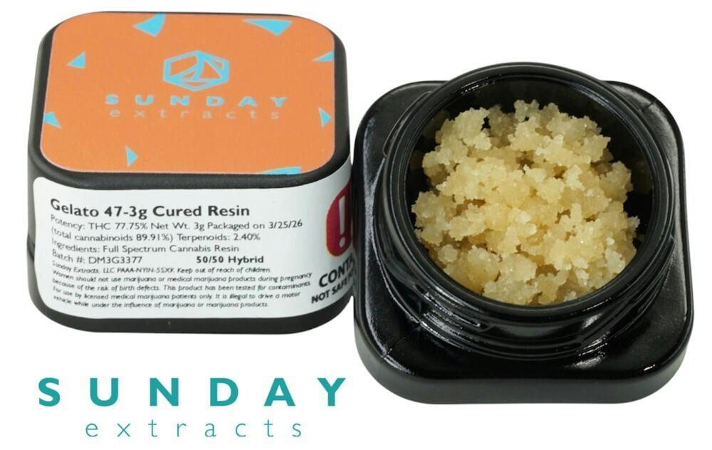 SUNDAY EXTRACTS 3G CONCENTRATE - GELATO 47