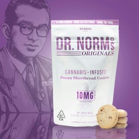 Dr. Norm's - Pecan Shortbread (H) - Cookies - 100mg