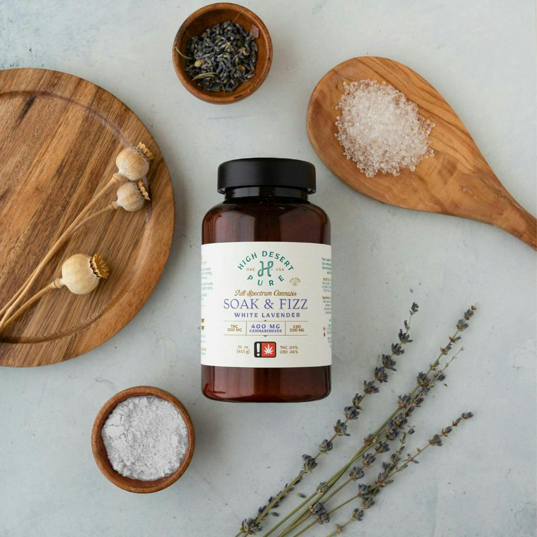 High Desert Pure | Soak & Fizz | White Lavender | 774mg