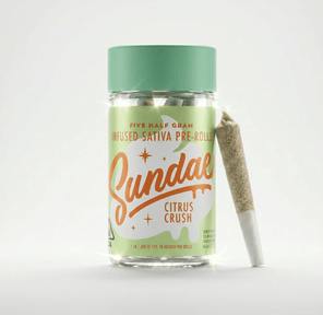 Sundae | Citrus Crush | Sativa | Infused Pre-Rolls | 5pk | 2.5g