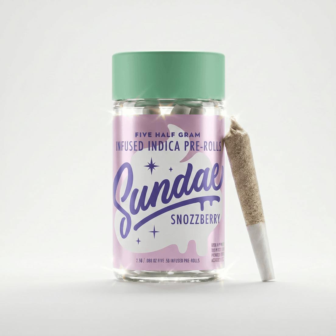 Sundae | Snozzberry | Indica | Infused Pre-Rolls | 5pk | 2.5g
