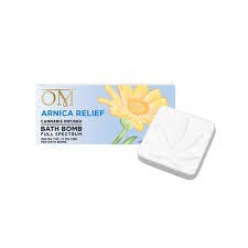 OM | Arnica Relief | Full Spectrum Bath Bomb | 100mg