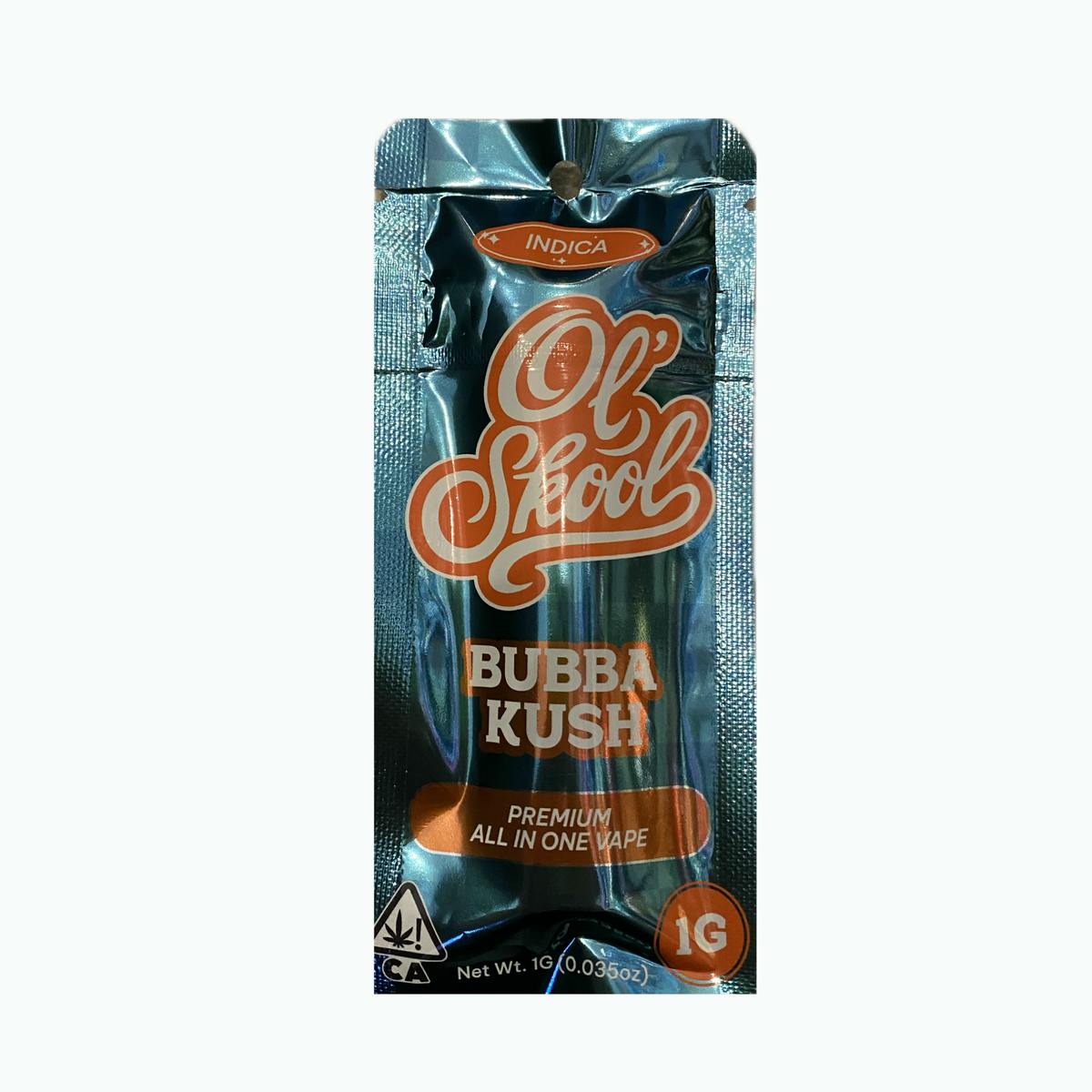 Ol' Skool | Bubba Kush | Indica | All In One | 1g
