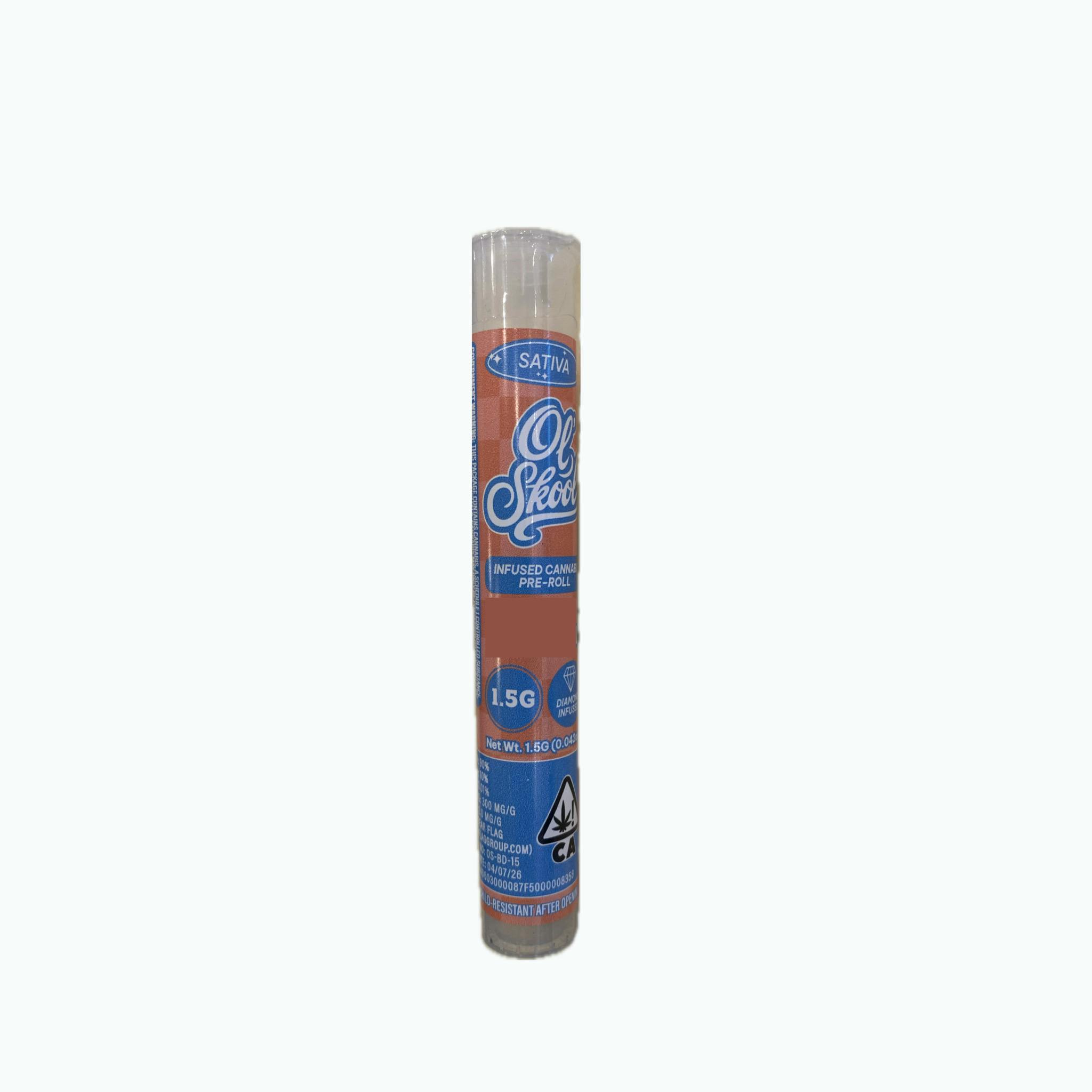 New Skool | Super Lemon Haze | Sativa | Infused Pre-Roll | 1.5g