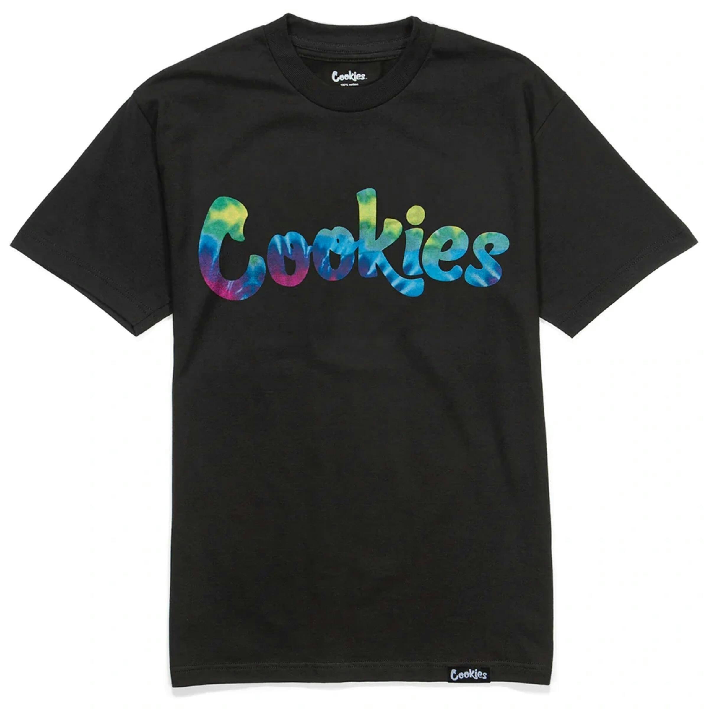 Cookies | Black Shirt Tie Dye Script | 4XL