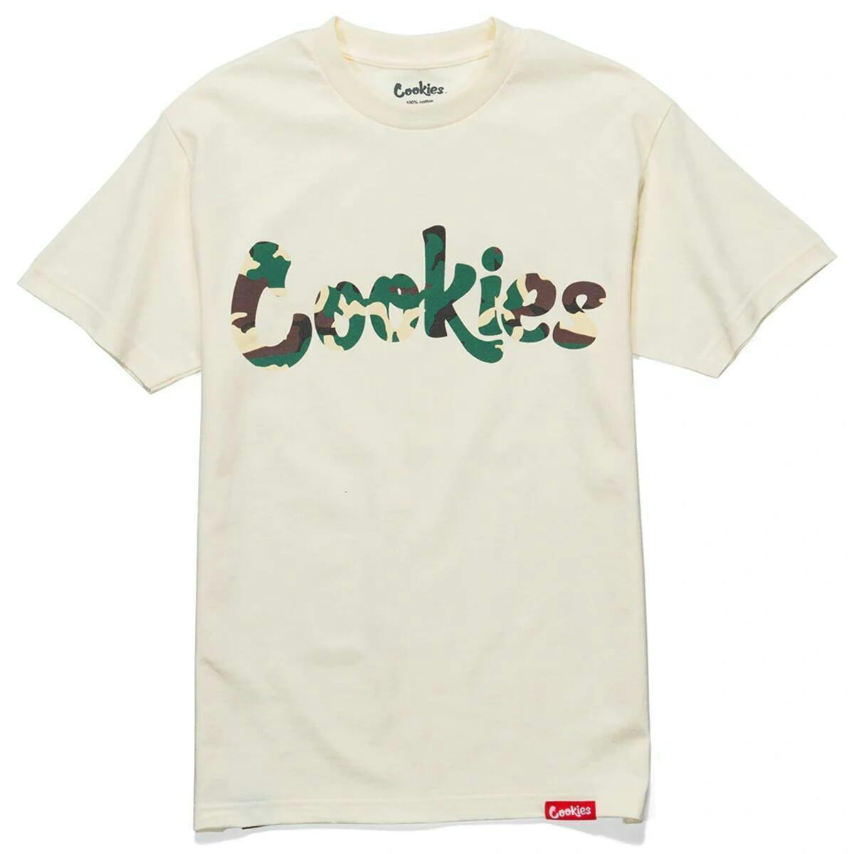 Cookies | Original Mint Tee | Cream/Green Camo - 4XL