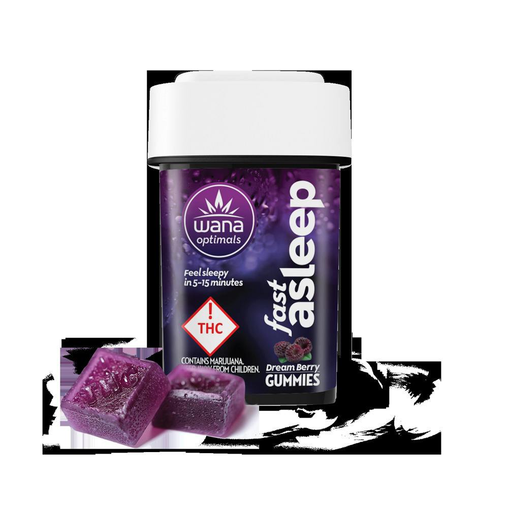 Wana Optimals | 100mg Gummies | Fast Asleep