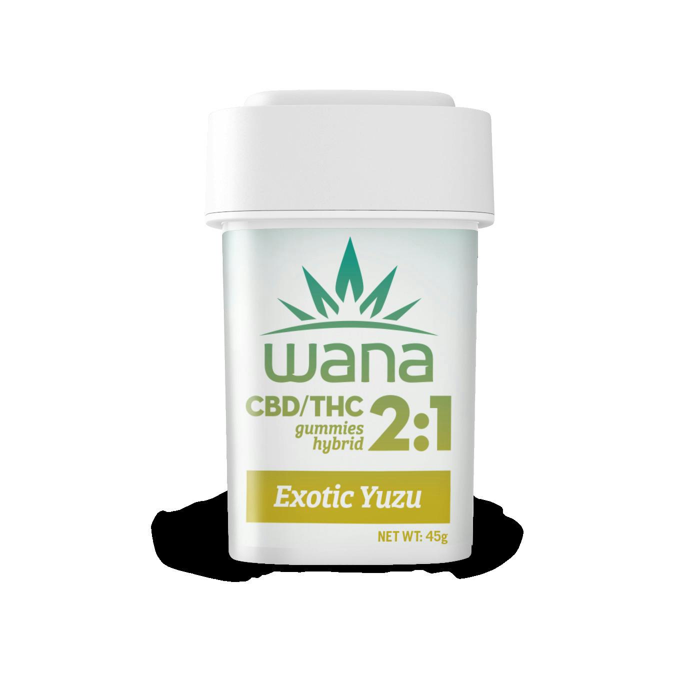 Wana | 100mg Classic Gummies | Exotic Yuzu 2:1
