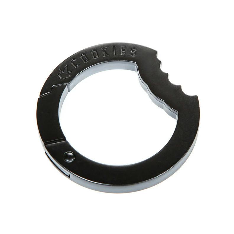 Cookies | Carabiner Clip Keychain | Black