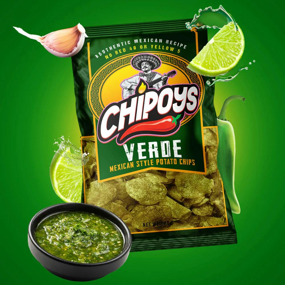 Chipoys | Mexican Style Potato Chips | Verde