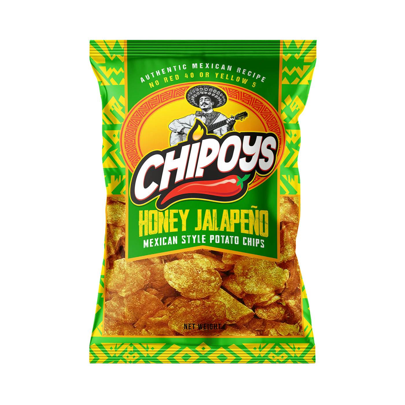 Chipoys | Mexican Style Potato Chips | Honey Jalepeno