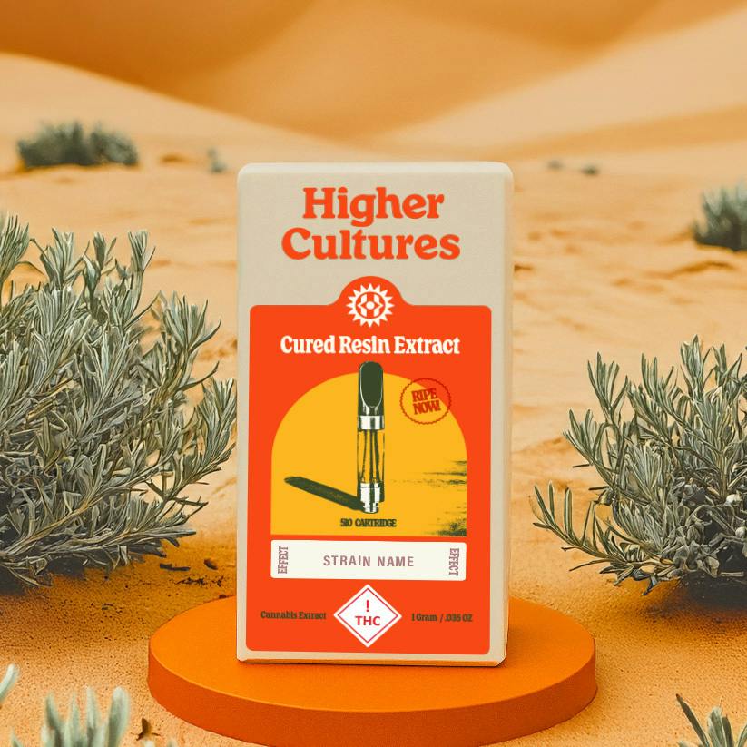 Higher Cultures | 1g Cured 510 Cart | Macaroon (Sativa)