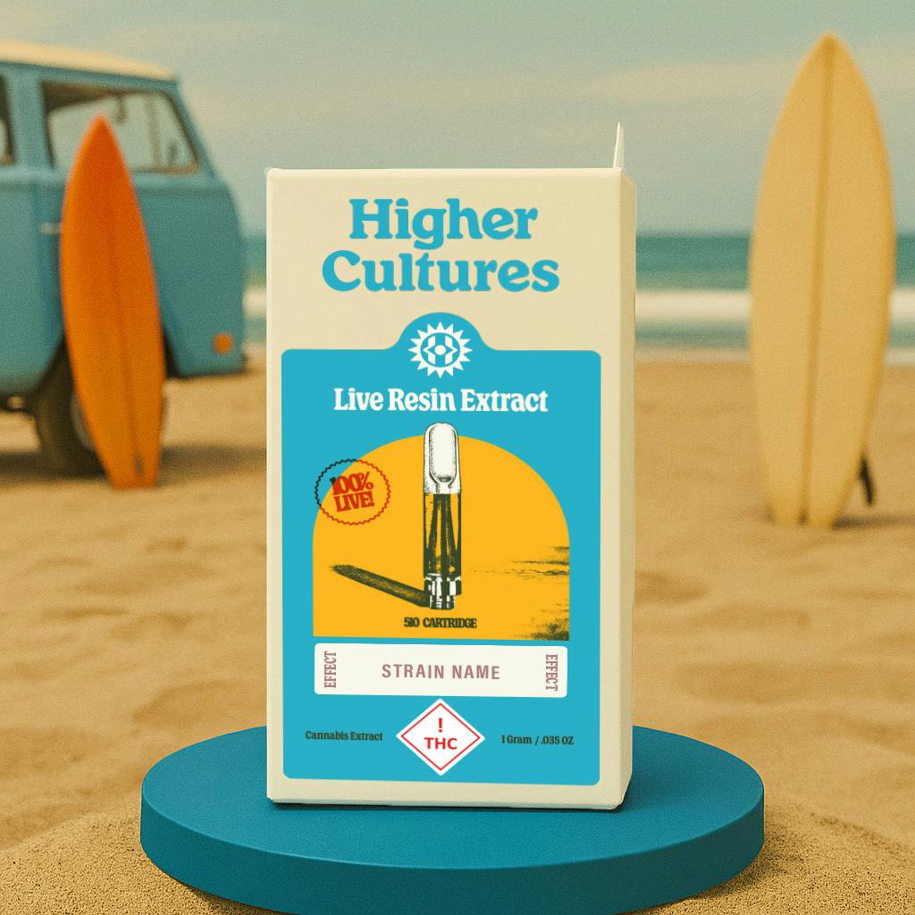 Higher Cultures | 1g LIVE 510 Cart | Pound Cake (Indica)