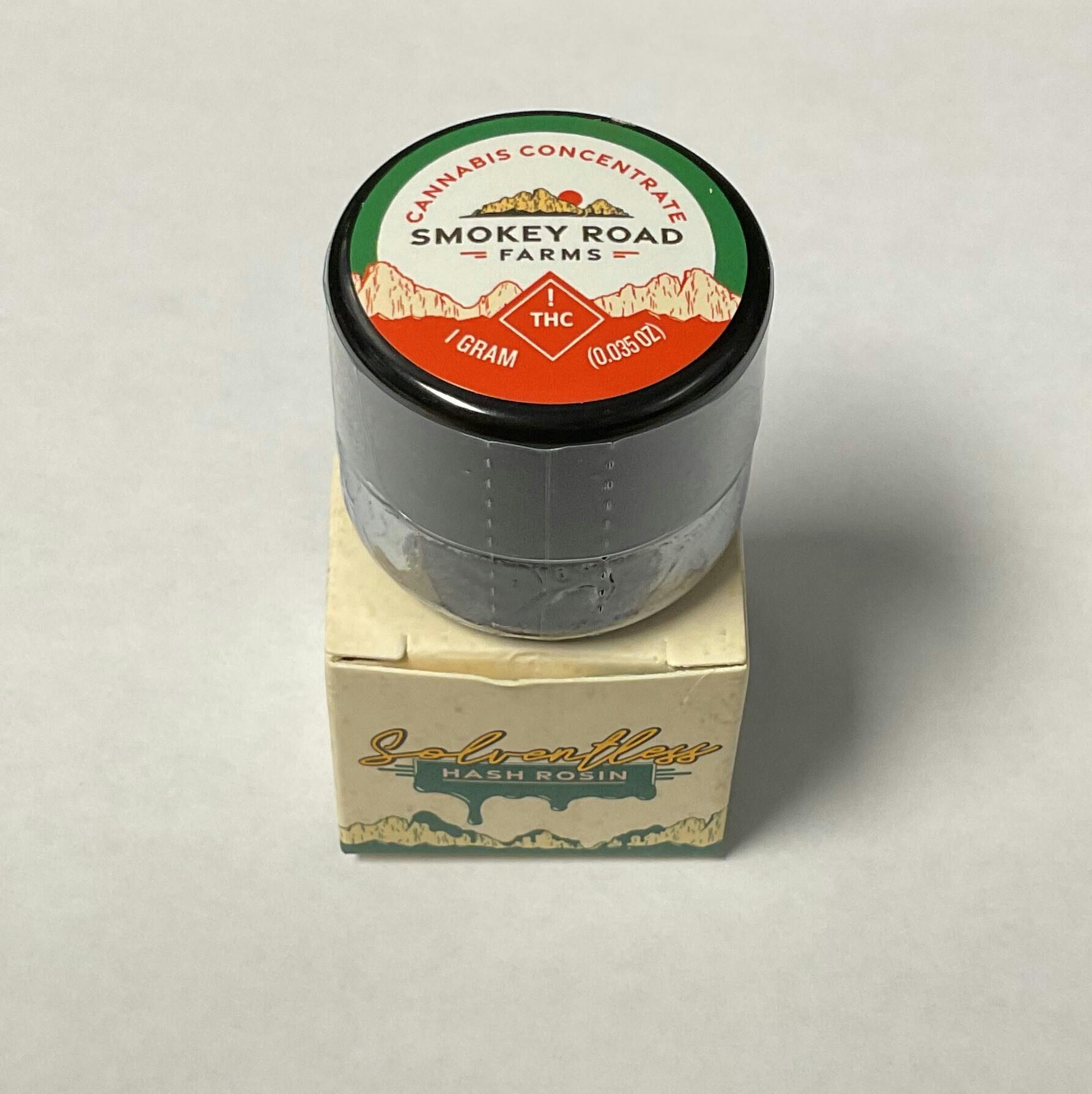 Smokey Road Farms | 1g Hash Rosin Wax | Sugar-Chem