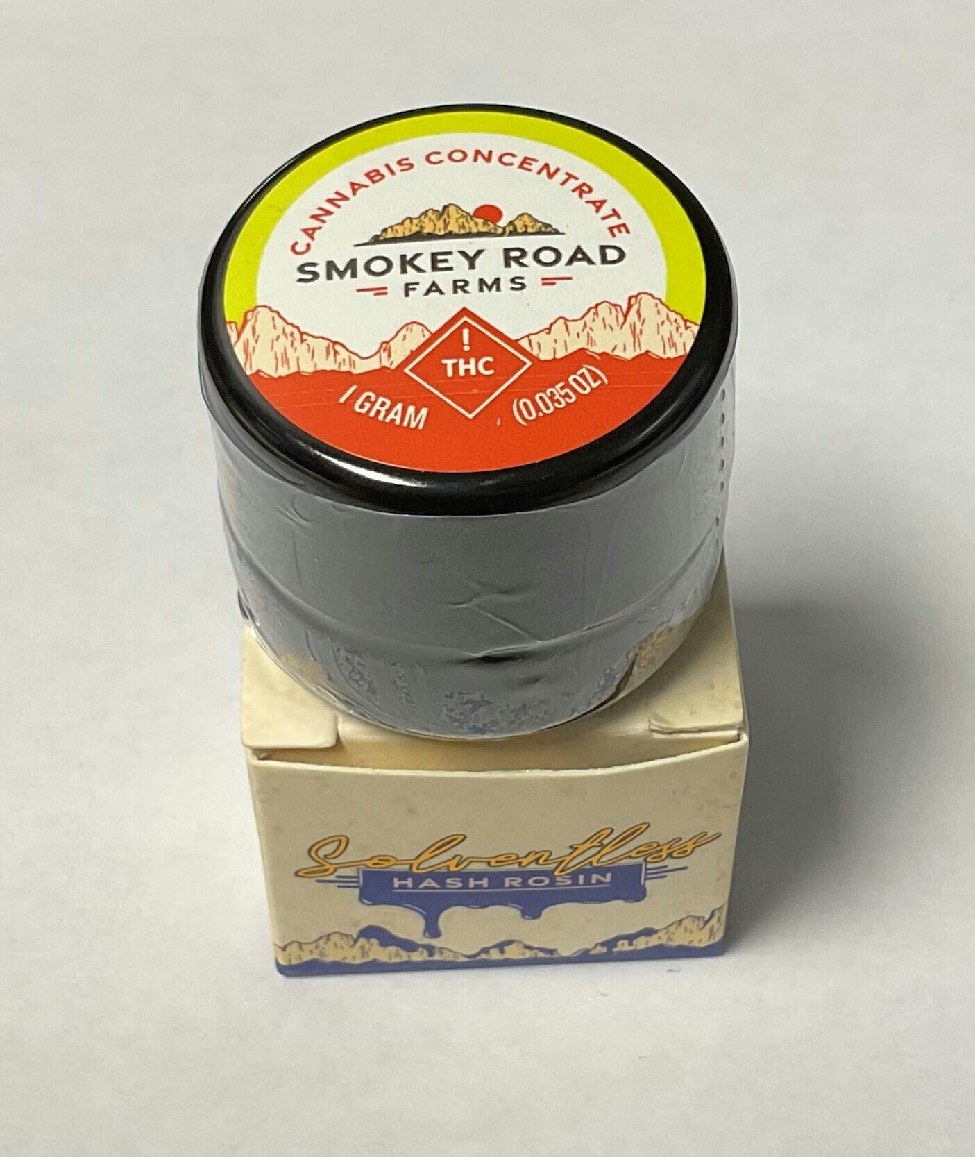 Smokey Road Farms | 1g Hash Rosin Wax | Cap Junky (H)