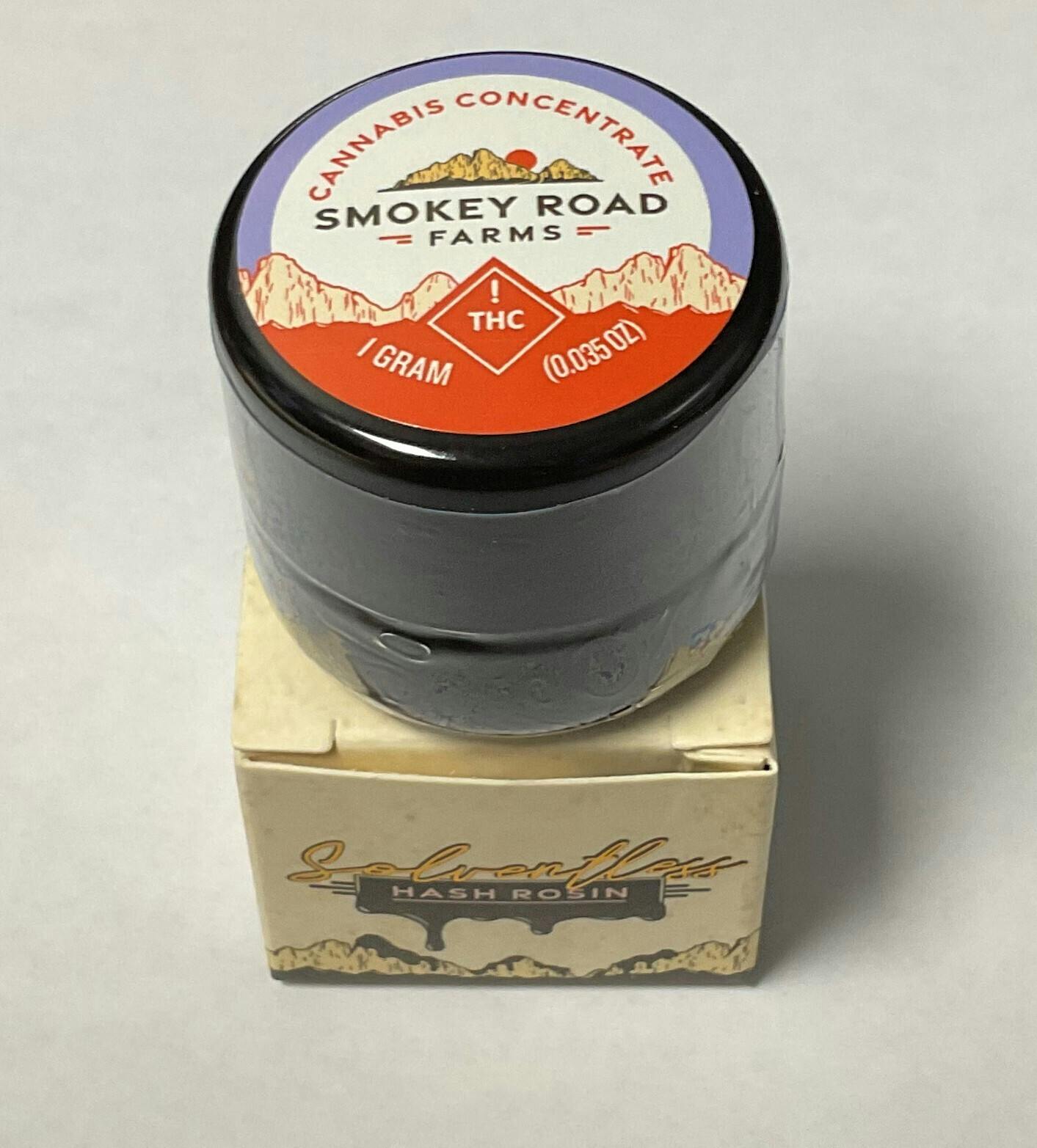 Smokey Road Farms | 1g Hash Rosin Wax | Gastronaut (H)