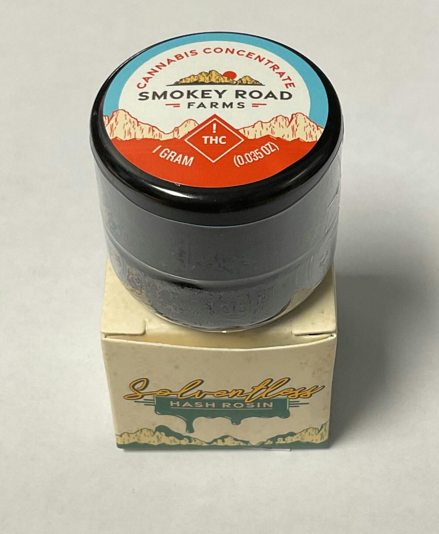 Smokey Road Farms | 1g Hash Rosin Wax | Biscotti Chunk (I)