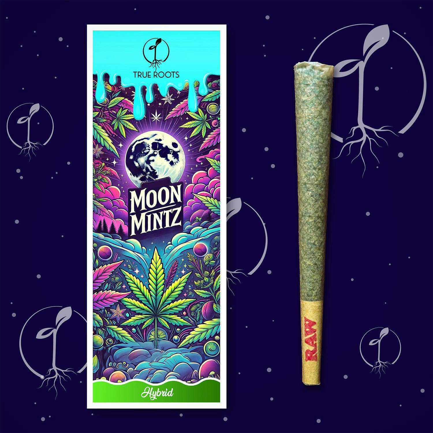True Roots | 1G Preroll | Kiefy Cone Moon Mintz