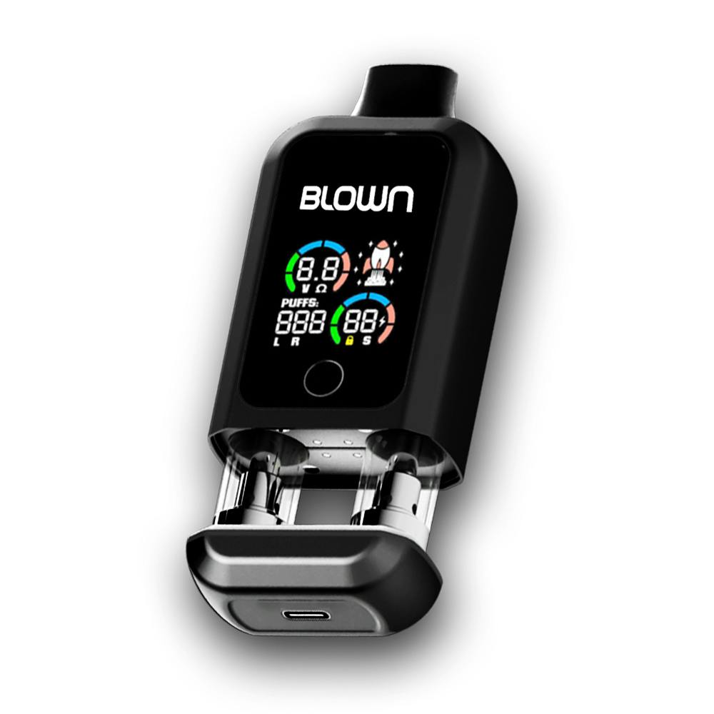 Blown | Double Barrel Dual Cart Battery | Black