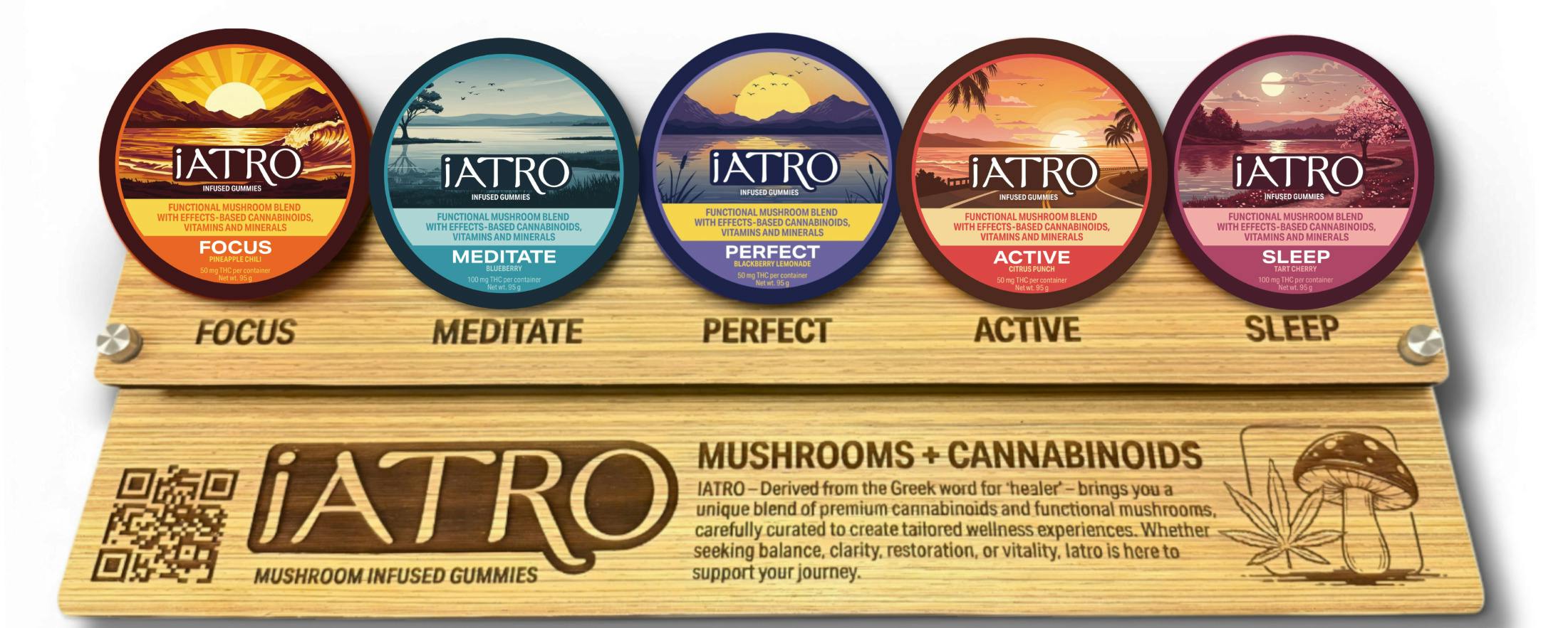 iATRO l Func. Mushroom Gummie l SLEEP TART CHERRY 100MG