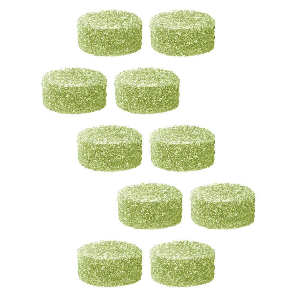 (E) 10PC - Kiwi Burst 1:1 CBD: THC Nano Chews by Edison