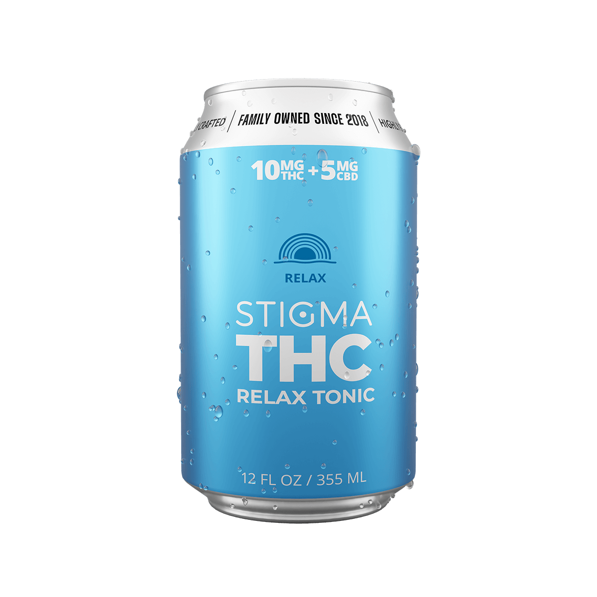 Stigma THC Beverage - Relax Tonic - 10mg THC + 5mg CBD - 12oz