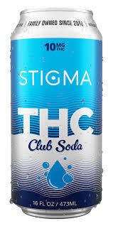 Stigma THC Beverage - Club Soda - 10mg THC - 16oz