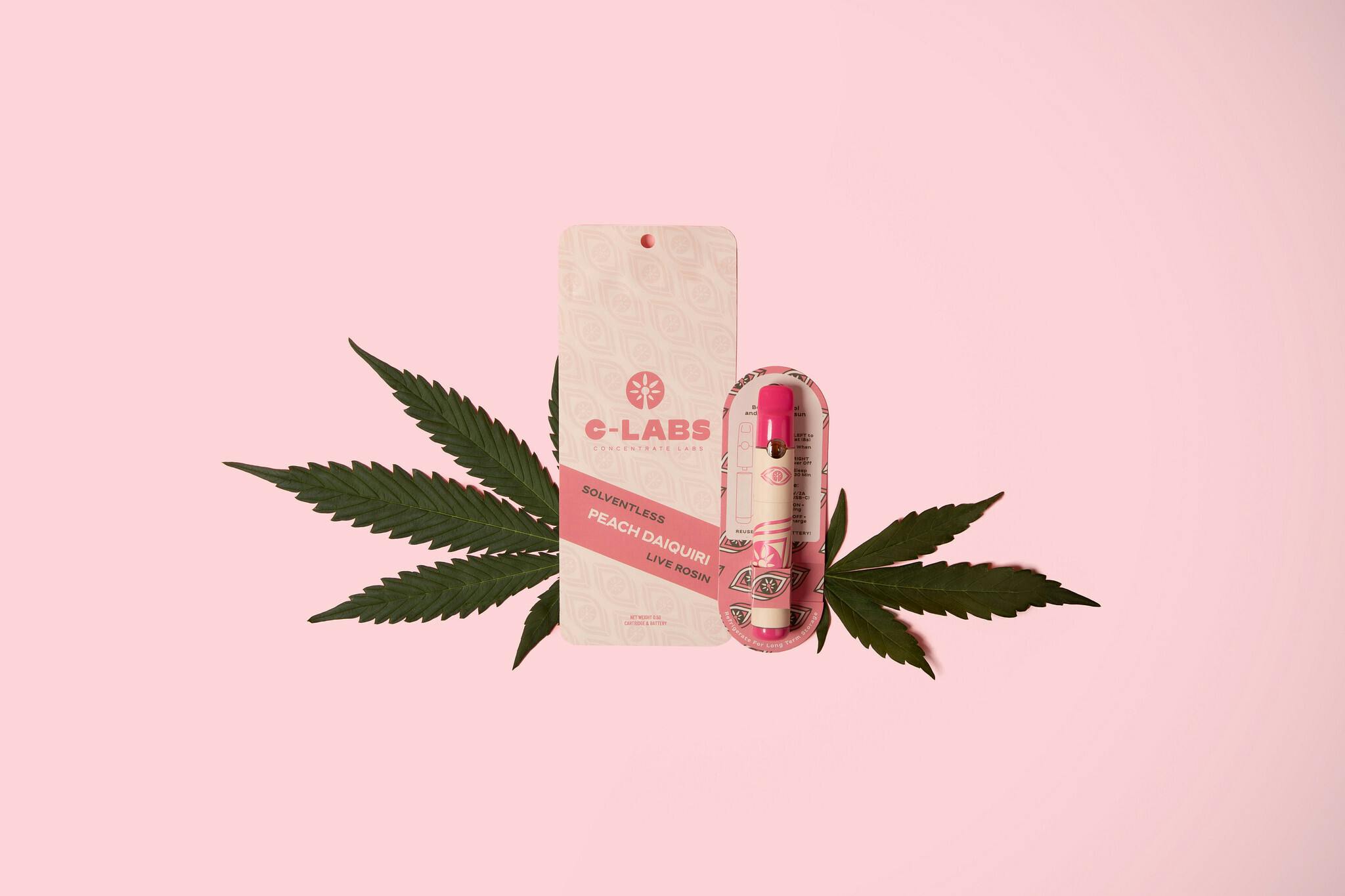 Concentrate Labs - .5g Disposable (Live Rosin) - Peach Daiquiri cannabis product