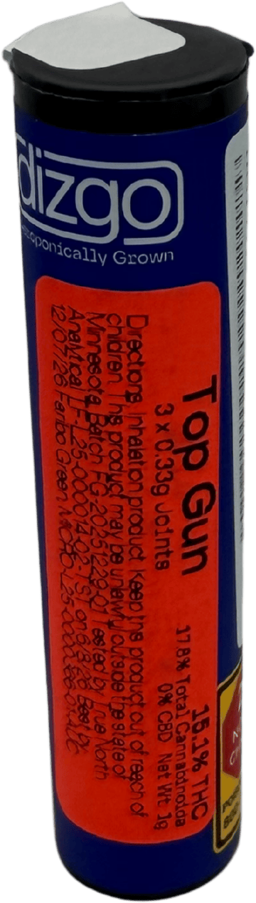 Dizgo - .33g Pre-Roll 3 Pack - Top Gun at Legacy Cannabis