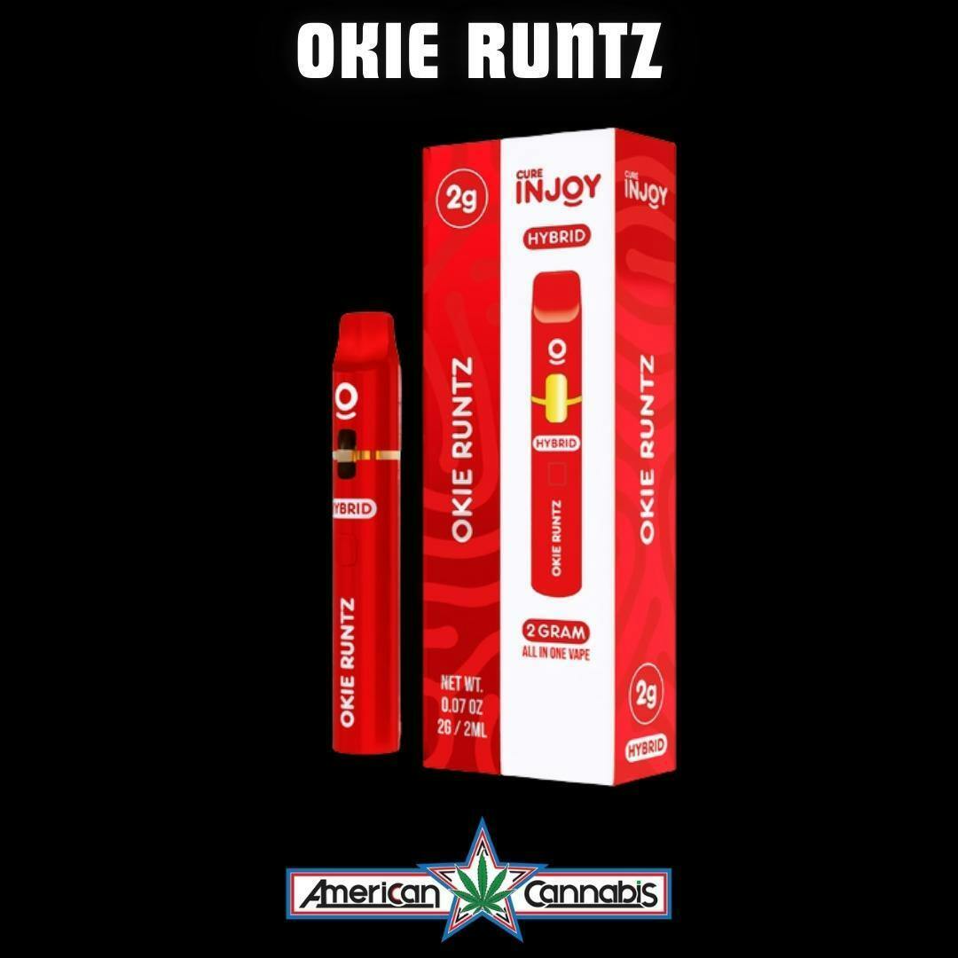 [Cartridge] Cure INJOY Okie Runtz 2g [Hybrid]