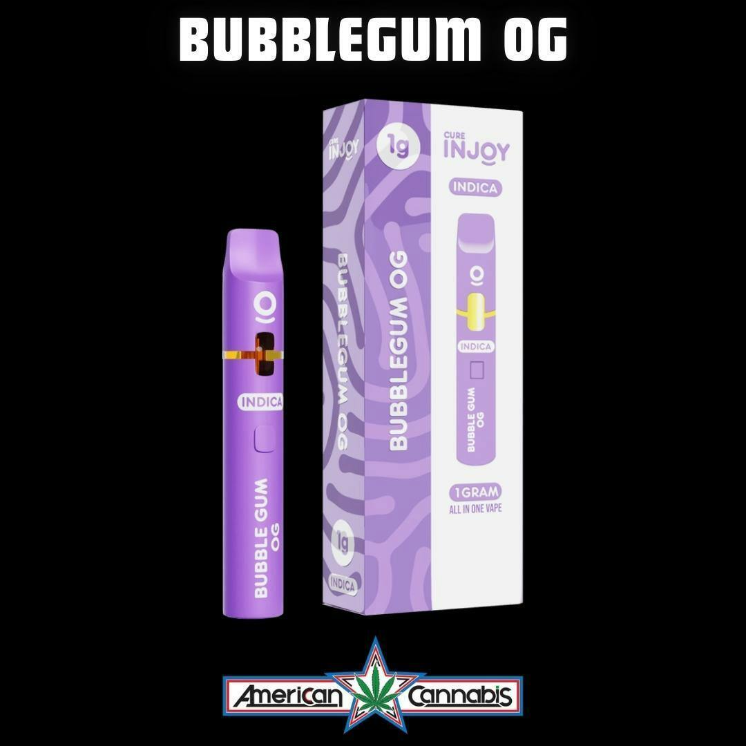 [Cartridge] Cure INJOY Bubblegum OG 2g [Indica]
